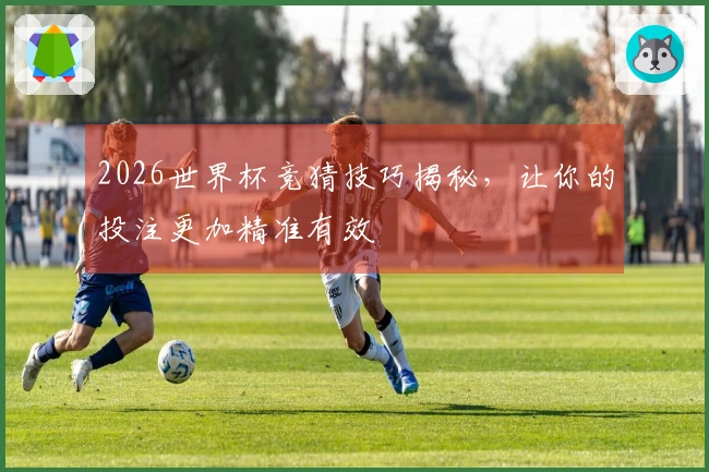 2026世界杯竞猜技巧揭秘，让你的投注更加精准有效